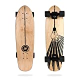 Magneto Mini Cruiser Skateboard Cruiser | Short Board | Canadian Maple Deck - Designed for Kids, Teens and Adults … (Light-Bulb)